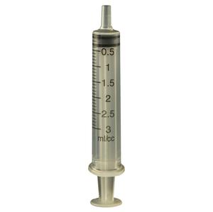 JG3CC-LS-100, 3cc Calibrated Manual Luer Slip Syringe, qty 100